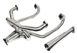 EMPI 3760 - S/S Merged Competition Exhaust System w/ Stinger, Bug Only, 66-73