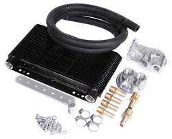 EMPI 9262 - 96 Plate Oil Cooler Kit w/ Bypass Adapter