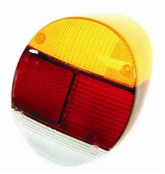 TAIL LIGHT LENS - 73-79 - EURO STYLE - AMBER/RED/WHITE - EACH - 133-945-223A
