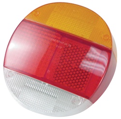 TAIL LIGHT LENS - RIGHT 73-79 - EURO STYLE - AMBER/RED/WHITE - EACH - 133-945-224A