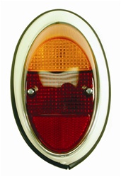 TAIL LIGHT ASSEMBLY - RIGHT - 61-67 - EURO STYLE - PAINTED METAL - 111-945-096NE