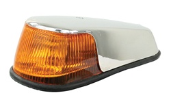 TURN SIGNAL ASSEMBLY - RIGHT - 70-79 - AMBER - CHROME PLATED PLASTIC - 113-953-042N