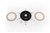 MST - BLACK - BILLET OIL SUMP COVER PLATE WITH GASKETS & DRAIN PLUG