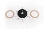 MST - BLACK - BILLET OIL SUMP COVER PLATE WITH GASKETS & DRAIN PLUG