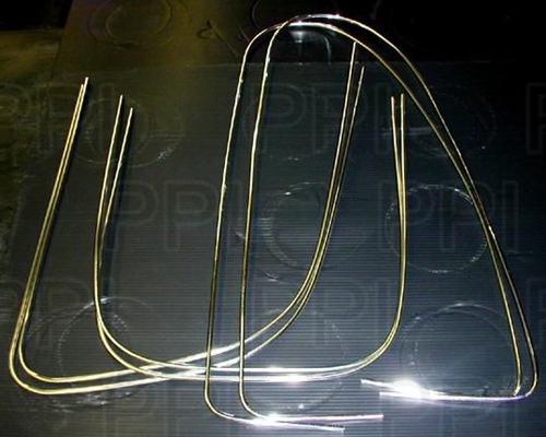 113-898-455B - WINDOW CHROME TRIM KIT - BUG 1958-1964
