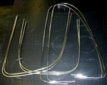 113-898-455C - WINDOW CHROME TRIM KIT - BUG 1965-1971