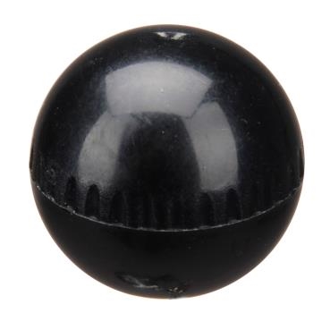 HEATER CONTROL KNOB BLACK  - BUG 65-72 T3 67-72 GHIA 65-72 - 131-711-741B