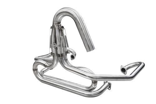 STAINLESS STEEL1 5/8" U-BEND STINGER OFF-ROAD COMPETITION EXHAUST SYSTEM - BUGPACK B2-0461-2
