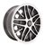 EMPI 10-1101 - COSMO RIM - Gloss Black w/ Polished Lip & Face - ET 22 - BS 4 1/8" - 60* SEAT -5X205 - 15"X5.5"