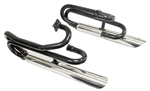 EMPI 18-1048 - Low Dual Zooms W/Chrome Mufflers EXHAUST SYSTEM