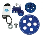 EMPI 18-1070 - SERPENTINE BELT PULLEY SYSTEM (BLUE ANODIZED)