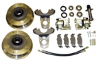 EMPI 22-2885 - ZERO OFF-SET FRONT DISC BRAKE KIT - BALL JOINT 1966-1967 WITH DUAL MASTER CYLINDER