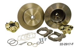 EMPI 22-2917-F - DELUXE HEAVY DUTY REAR DISC BRAKE KIT WITHOUT EMERGENCY BRAKE - ROTORS BLANK - IRS 1968 & LATER ; SWING AXLE 68 ONLY
