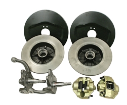 EMPI 22-2921 - BALL JOINT FRONT DISC BRAKE KIT WITH STOCK STYLE SPINDLES - ROTORS BLANK
