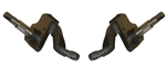 EMPI 22-3855 - FORGED 2 1/2" LOWERING DROP SPINDLES - LINK PIN - DRUM BRAKES