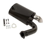 EMPI 3259 - Black w/ Stainless Steel Tip Sideflow Muffler Only, Type 2 68-71, Fits EMPI P/N 3256 & 3257 Exhaust Systems