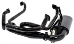 EMPI 3263 - Sideflow Merged Exhaust System w/ Muffler, Bug 66-73 Upright Engines Only, 1300-1600cc