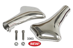 EMPI 3363 - STAINLESS STEEL VINTAGE EXHAUST TIPS - PAIR
