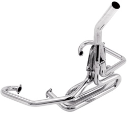 EMPI 3455 - Competition Exhaust - 1 1/2- w/ Straight Stinger - Black
