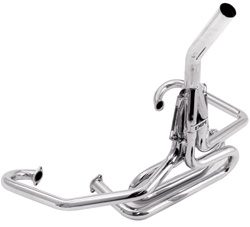 EMPI 3458 - Competition Exhaust - 1 1/2- w/ Straight Stinger - Chrome
