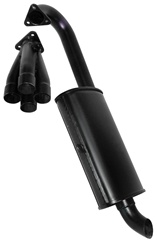 EMPI 3465 - Turbo Muffler Kit - 1 1/2- - Black