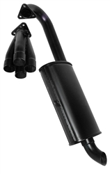 EMPI 3469 - Turbo Muffler Kit - 1 5/8- - Black