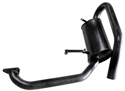 High Mount Quiet Muffler - Black