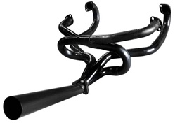 EMPI 3699 - 1 5/8" RACING MERGED HEADER EXHAUST SYSTEM - ELIMINATES HEATER BOXES