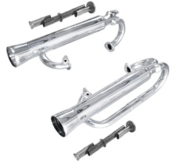 EMPI 3709 - Dual Racing System w/ Inserts - Chrome