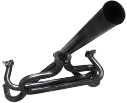 EMPI 3730 - BLACK SINGER BAJA SYSTEM - WITH HEAT (INCLUDES ALUMINUM FLEX HOSE)