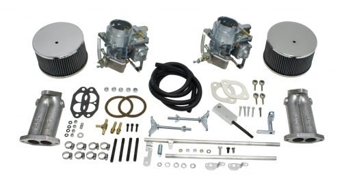 EMPI 43-4430 - EMPI KADRON 40mm Deluxe Dual 40K Carb Kit w/ EMPI Twist Linkage