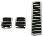 PEDAL COVERS, BRAKE, CLUTCH & ACCE., 3-PIECE SET