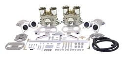 EMPI 47-6317 - EMPI DUAL 40 HPMX CARBURETOR KIT WITH HEXBAR LINKAGE WITHOUT AIR CLEANERS