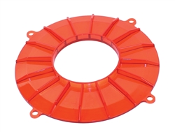 EMPI 8848 - FINNED BACKING PLATE, RED
