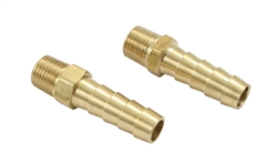 EMPI 9097 - 5/16" FUEL FITTING WITH BARB END - PAIR - FOR FUEL PRESSURE REGULATOR & FUEL PUMPS