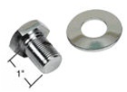 EMPI 9118 - Extra Long Chrome Pulley Bolt & Washer