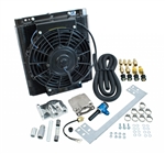 EMPI 9248 - Bolt-On Oil Cooler Fan Kit WITH FULL FLOW, Each 