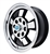 EMPI 9732 - RIVIERA - Gloss Black w/ Polished Lip & Spokes - ET 17 - BS 3 7/8" - 60* SEAT - 4X130 - 15X5.5"