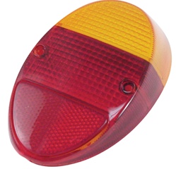 TAIL LIGHT LENS - LEFT OR RIGHT 62-67 - RED - EACH