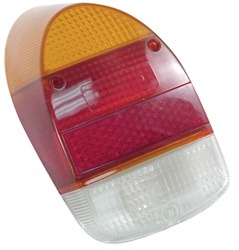 TAIL LIGHT LENS - LEFT OR RIGHT - 68-70 - EURO STYLE - AMBER/RED/WHITE - EACH