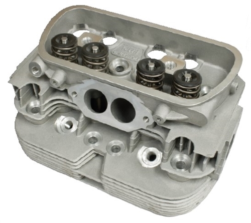 EMPI 98-1378-B - STOCK DUAL PORT CYLINDER HEAD, FOR 14MM 1/2â€ REACH PLUG, 85.5MM BORE - COMPLETE W/ PERFORMANCE VALVE JOB, EACH