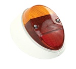 TAIL LIGHT ASSEMBLY - LEFT 61-67 - EURO STYLE - PAINTED METAL