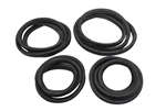 EMPI 98-4545-B - Stock Window Rubber w/Groove Kit, 73-77 S/B, 4-Piece Set