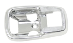 113-837-239BC - Escutcheon, Chrome Plated Plastic, Door Pull, Each Type 1 67-79, Ghia 64-74, Type 3 62-73 and Type 2 68 & 74-79 - EMPI 98-8340-B