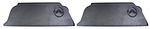 Kick panel set - Left and Right - Black - Pair