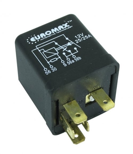 Relay, headlight (12-Volt), 5 Prong, Bug 67-79, Ghia 67-74, Bus 67-79, Type 3 67-73, Each - 111 941 583