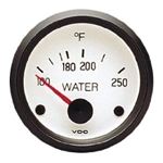 VDO V310239 - WHITE COCKPIT SERIES GAUGES - WATER TEMP. GAUGE, 0-250 DEGREE