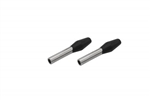 Door Lock Pulls - Black -  Pair -  1967-79
