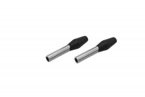 Door Lock Pulls - Black -  Pair -  1967-79