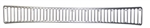 Rear Air Intake Grille  -  Aluminum  -  Bug 1972-77 (42 slots)   6423